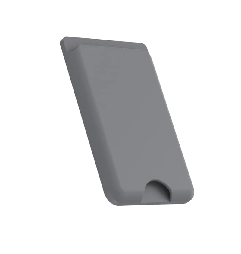 BEETLE Liquid Silicone MagSafe Wallet  – Grey | Slim Design, Strong Magnetic Hold & Secure Storage