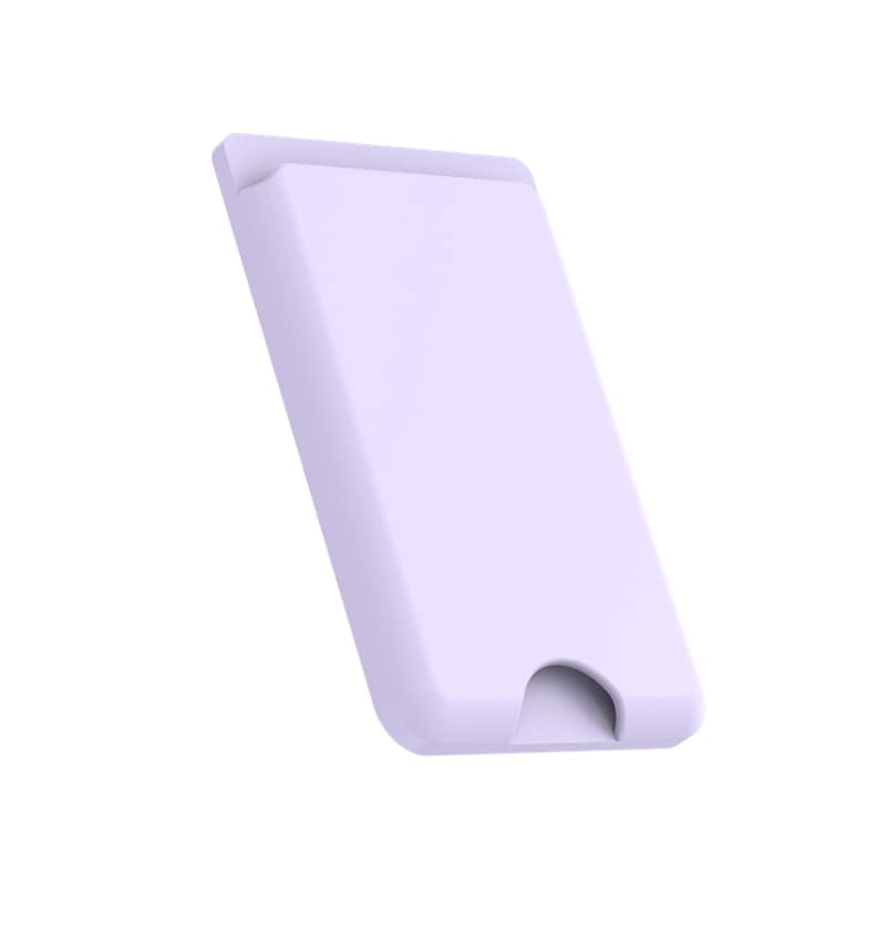BEETLE Liquid Silicone MagSafe Wallet  – Lavender | Strong Magnetic Hold & Secure Storage