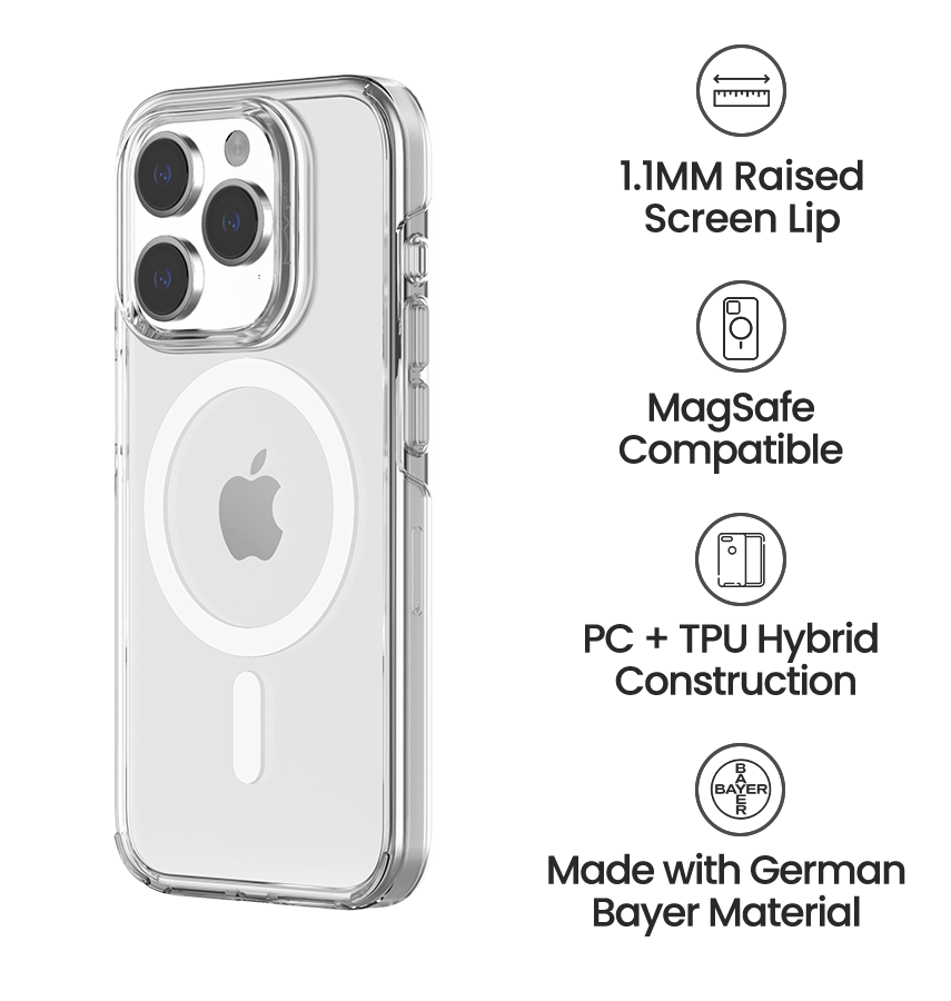 iPhone 15 Nova Case With MagSafe – Clear