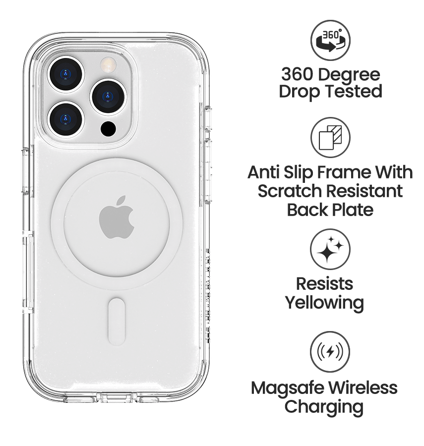 iPhone 16 Pro Robust 360 Case - Clear