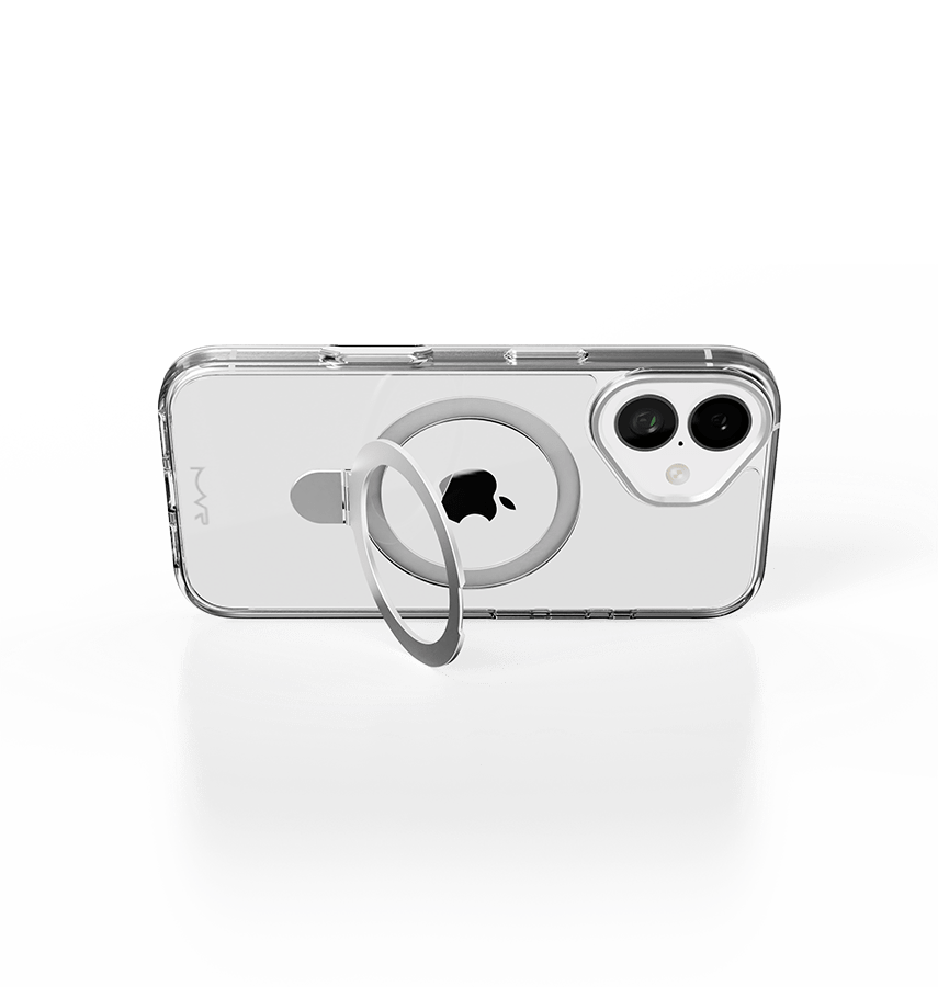 iPhone 16 Stellar Stand Case - Silver