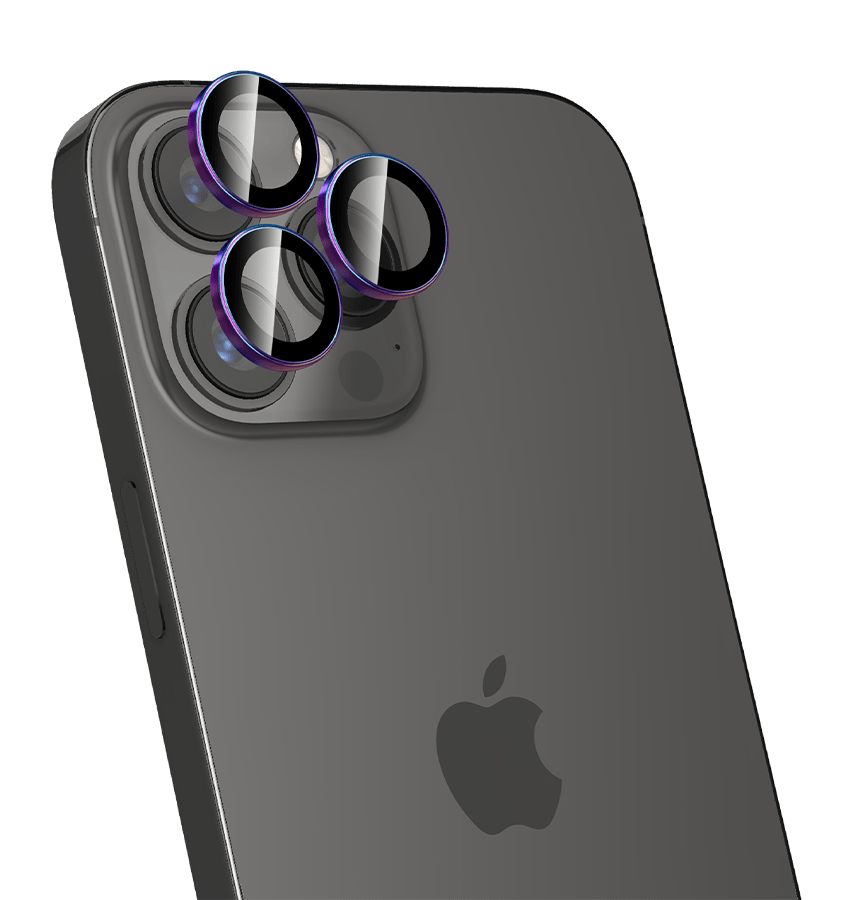 iPhone 16Pro/ 16 Pro Max Saphire Camera Armour – Iridescent