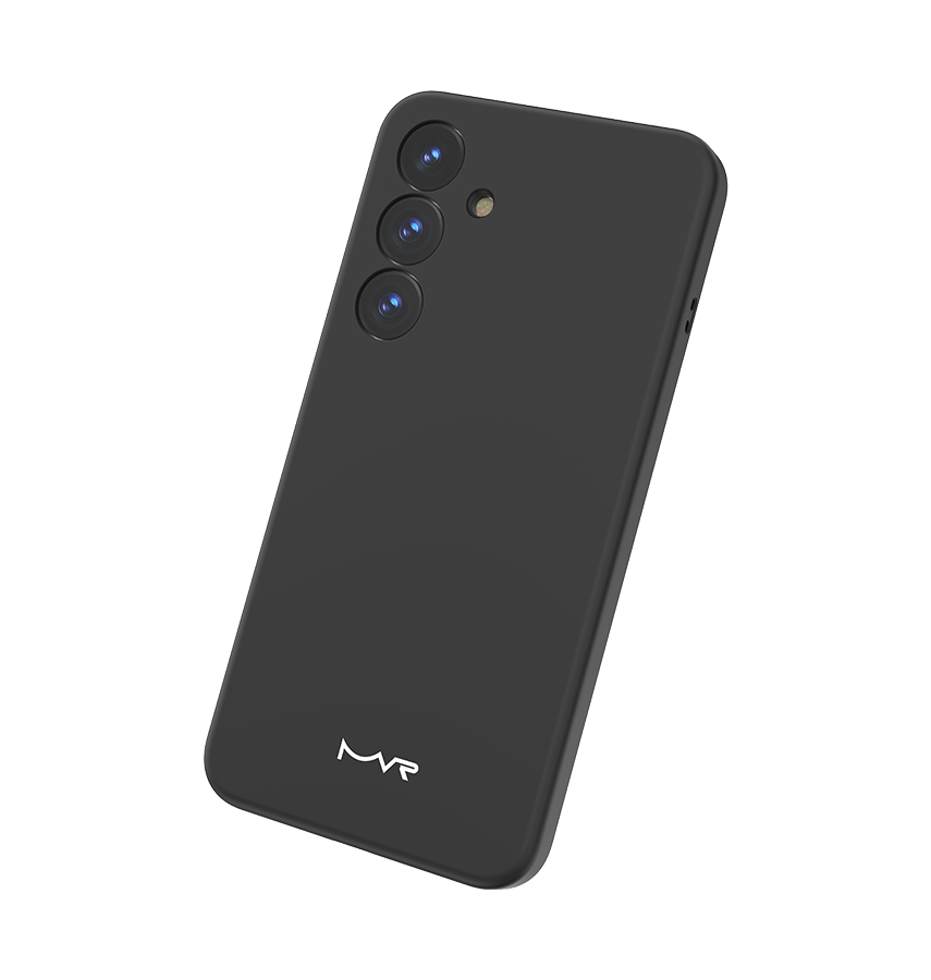 Samsung Galaxy S25 Plus MVR Liquid Silicone Back Cover - Black