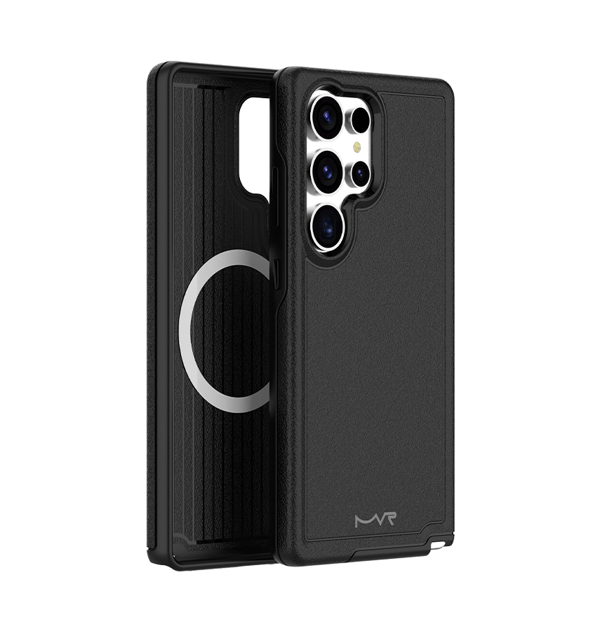Samsung Galaxy S25 Ultra MVR Black Armour Matte Back Cover
