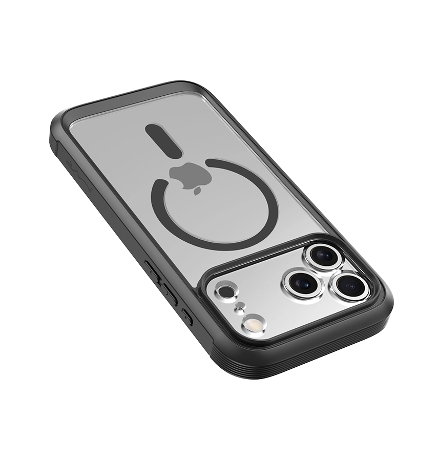 iPhone 17 Robust 360 Case – Black | MVR Full-Body Protection, Built-In Screen Guard, Shockproof Design
