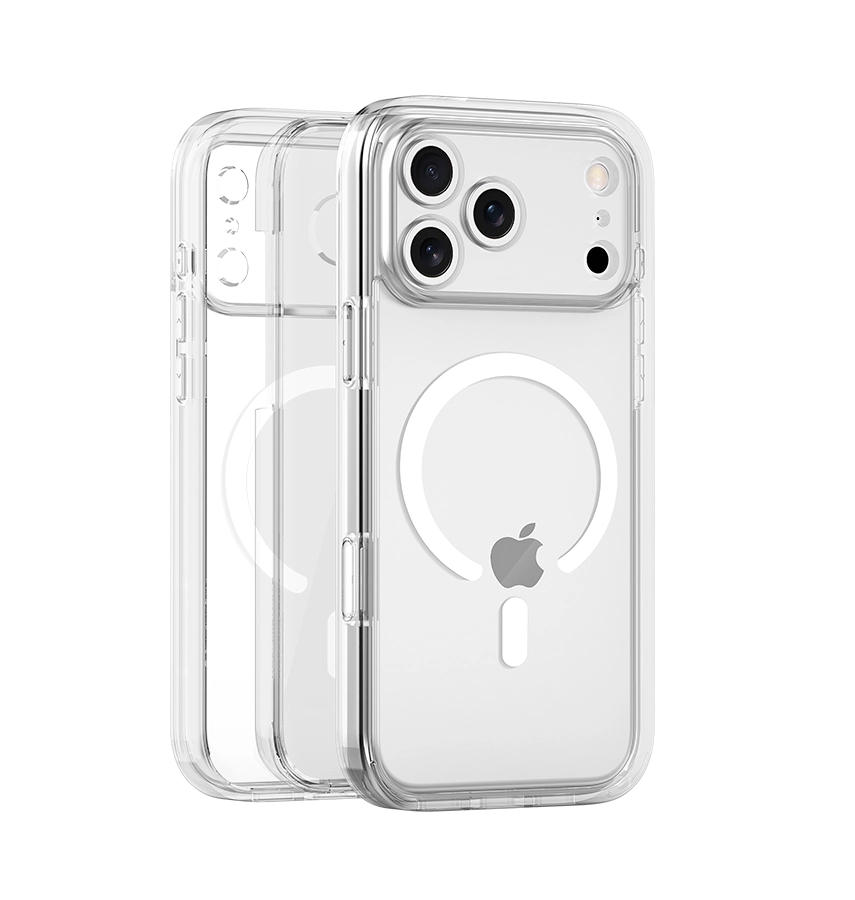 iPhone 17 Robust 360 Case – Clear | MVR Full-Body Protection, Built-In Screen Guard, Crystal Clear