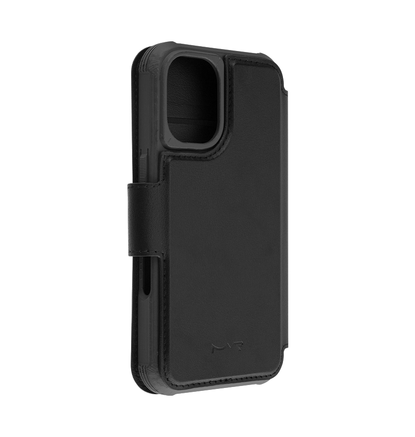 iPhone 17 Pro Max Case – Black |  MVR Luxe-Guard Detachable MagSafe Wallet, Ultra-Slim, Premium Protection