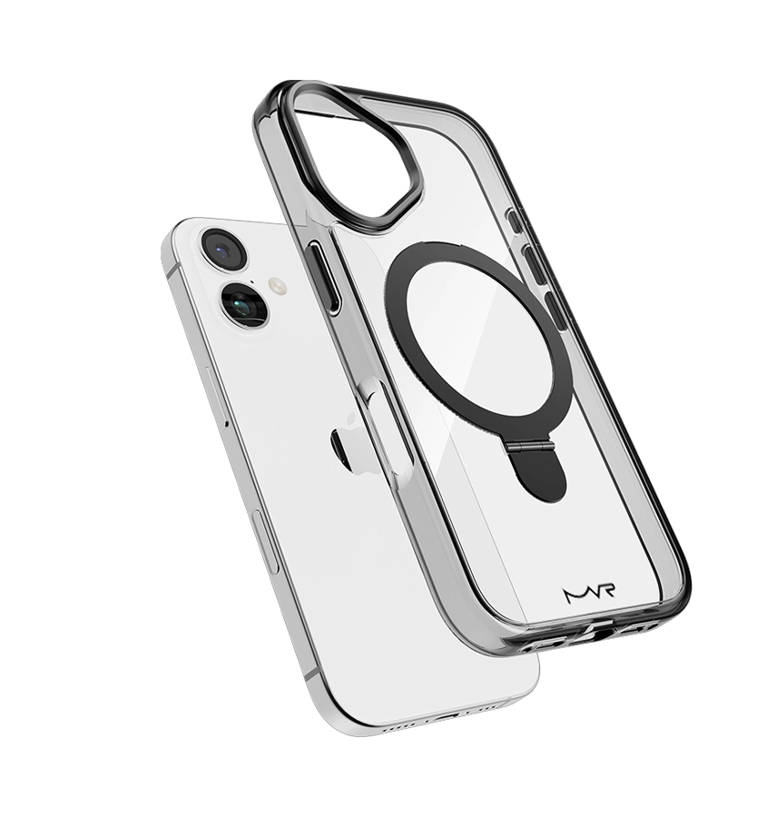 iPhone 17 Pro Max Case – Smokey Black | MVR Stellar Stand Kickstand Function, Slim Protection, MagSafe Compatible