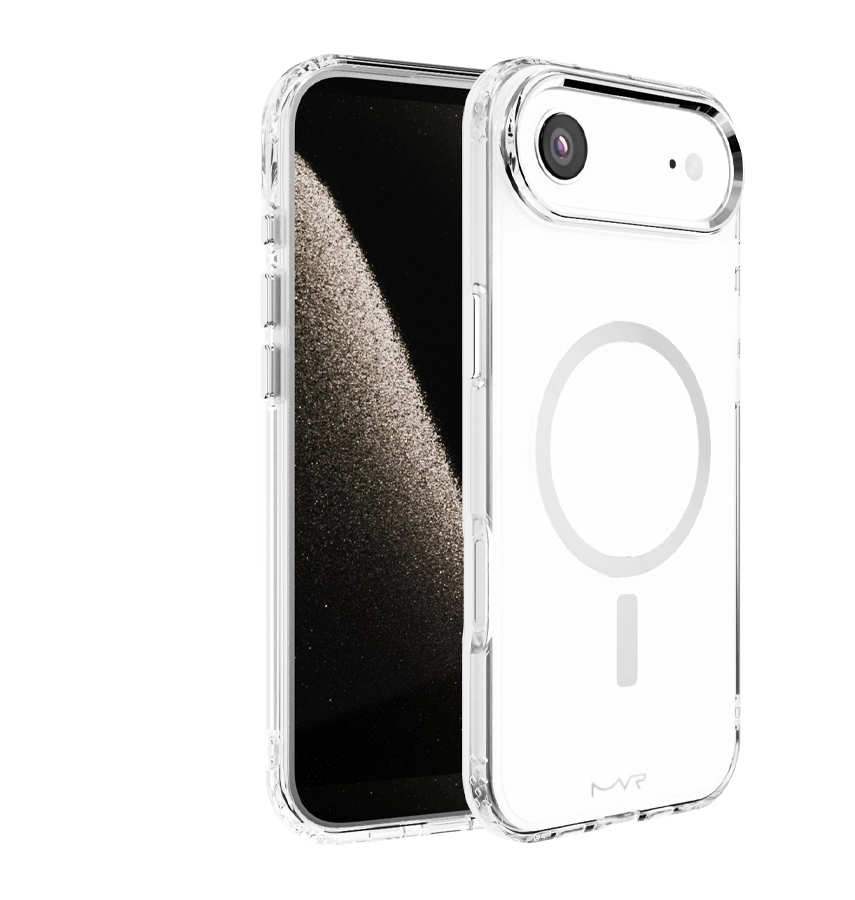 iPhone 17 Air Impact IMD Case – Silver | MVR Durable IMD Design, Scratch Resistant, Lightweight Protection