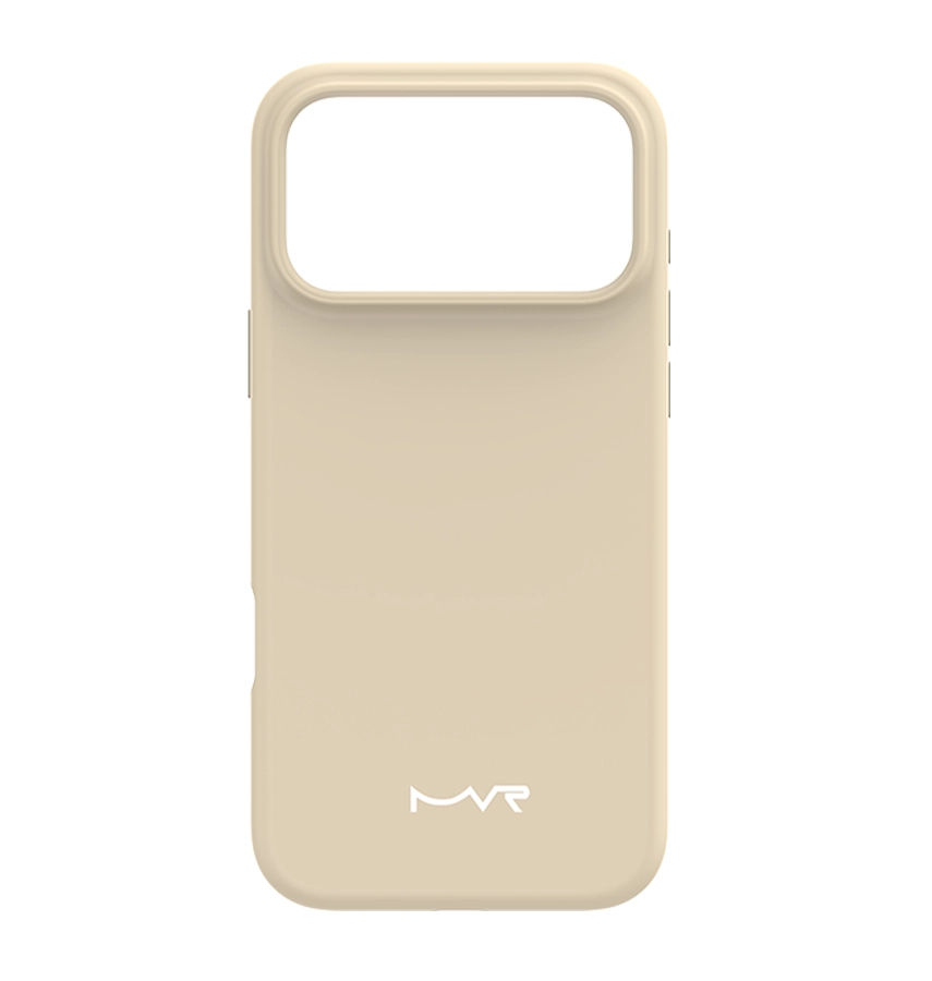 iPhone 17 Pro Liquid Silicone Case – Vanilla | MVR Soft-Touch Finish, Anti-Slip Grip, Premium Protection