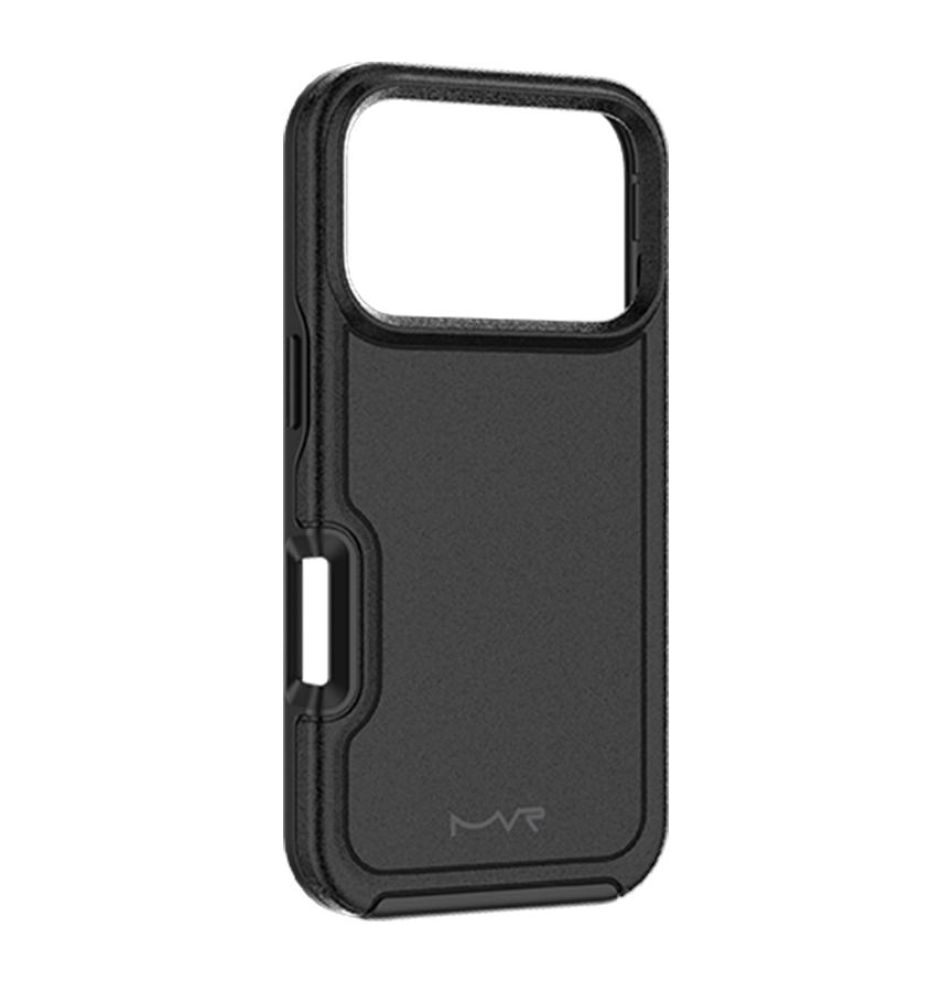 iPhone 17 Pro Max Armour Matte Cover – Black | MVR Full Protection, Matte Finish, Premium Design