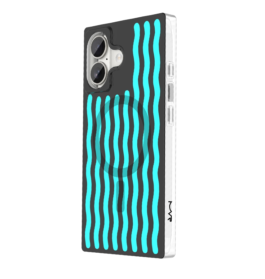 iPhone 17 BoxedIn Case – Neo Wave | MVR with Geometric Pattern Panels & Drop-Resistant Protection - Image 2