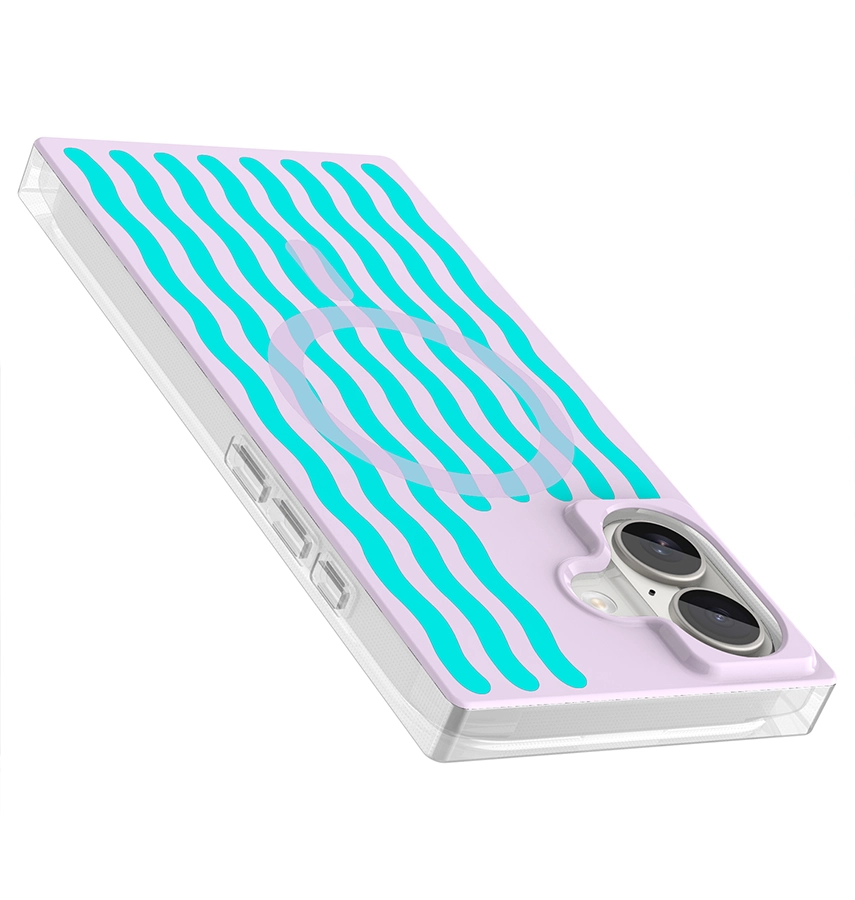 iPhone 17 BoxedIn Case – Lilac Lava | MVR with Swirling Lavender Design & Military-Grade Protection - Image 3