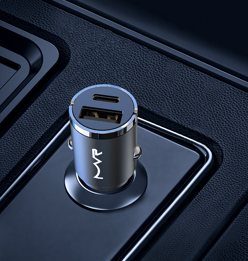 MVR Car Charger - Dual USB Quick Charge 3.0 & PD 48W Fast Charging Adapter - Image 4