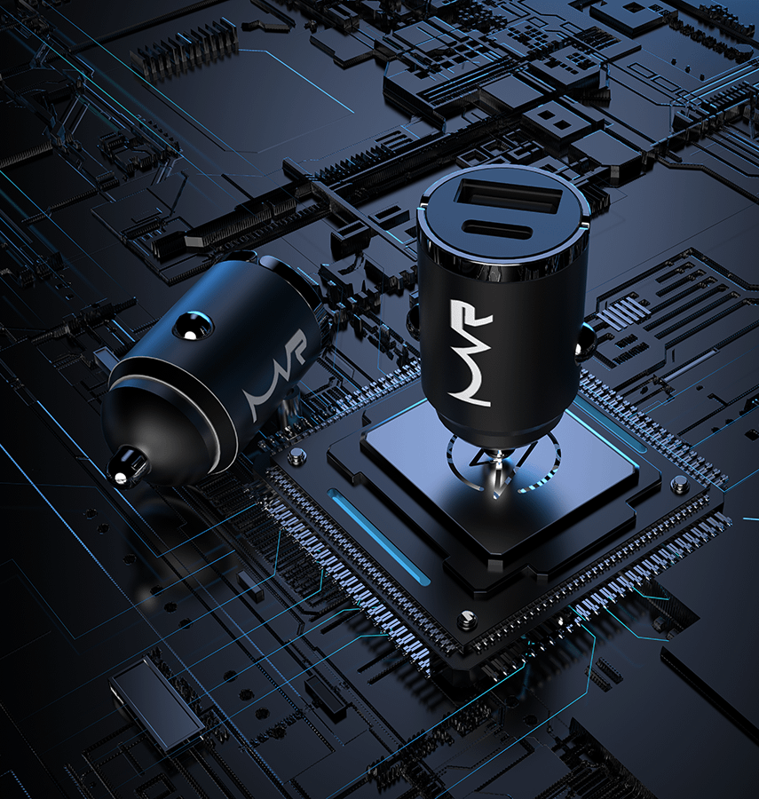 MVR Car Charger - Dual USB Quick Charge 3.0 & PD 48W Fast Charging Adapter - Image 5