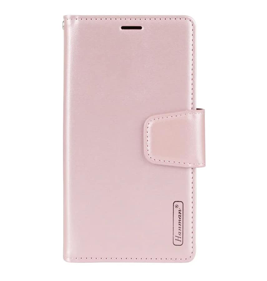 IPHONE 6/6s/7/8/ SE (2nd Gen) - HANMAN MAGNETIC DETACHABLE LEATHER CASE ROSE GOLD