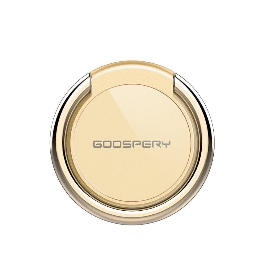 Gold Mercury pop socket ring, stylish phone accessory for a firm grip.