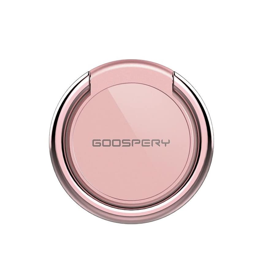 Rose gold and hot pink Mercury pop socket ring, fun, secure phone grip.
