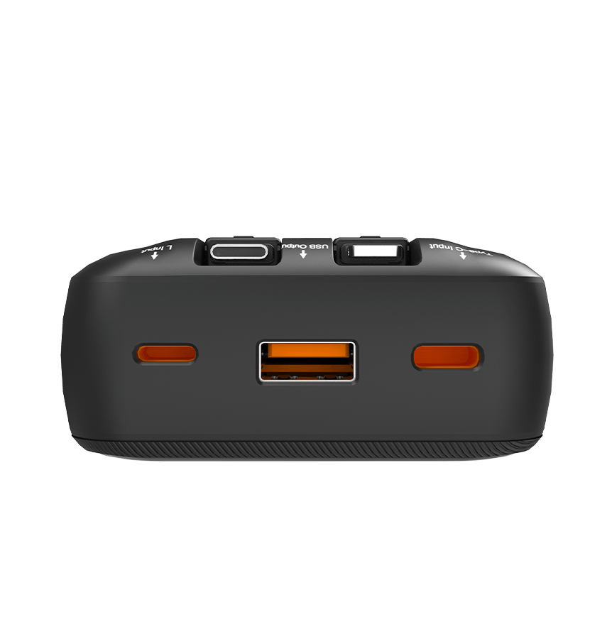 Rapid 20W Power Bank – Black | MVR Ultrafast Series, 20,000 mAh Capacity with Built‑in Cable - Image 6