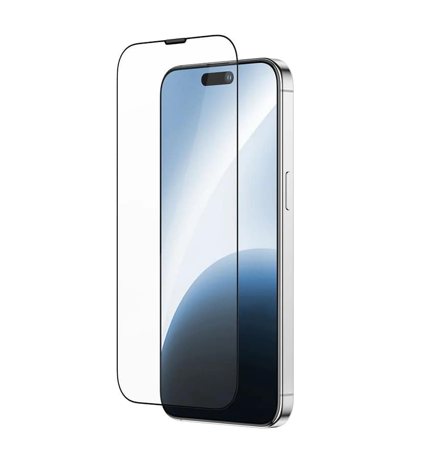 Clear Tempered Glass for iPhone 15 Pro, durable and scratch-resistant screen protection
