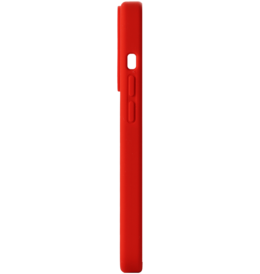 iPhone 15 MVR Liquid Silicone Case - Red | Soft Touch Protective Cover - Image 4