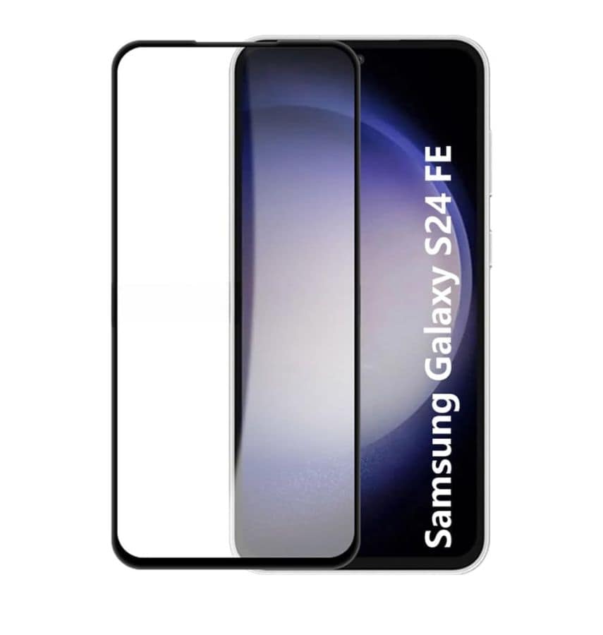 Clear tempered glass screen protector for Samsung Galaxy S24 FE