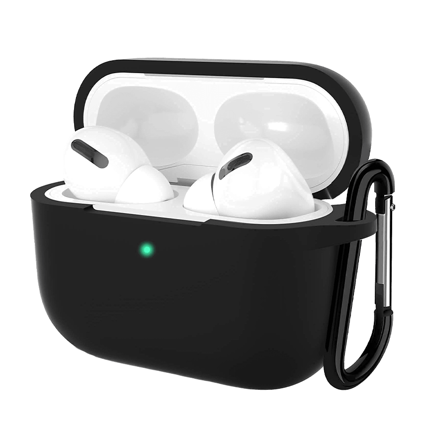 AirPods Pro/Pro 2 Silicone Protective Case - Black