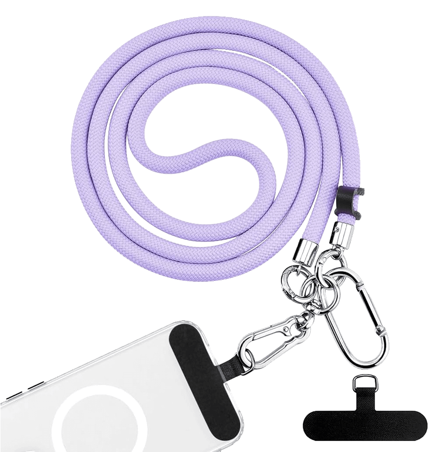 Lavender Universal Detachable Phone Accessory Lanyard/Strap