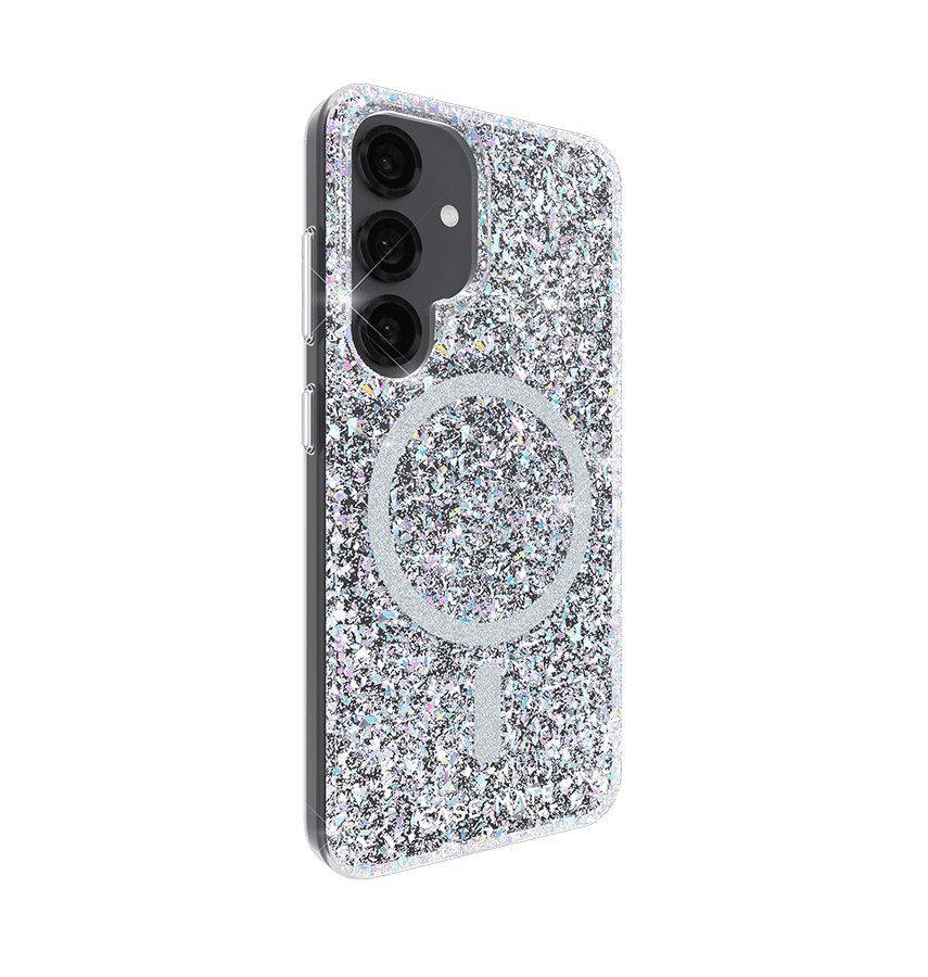 Samsung Galaxy S25 Magsafe Case – Disco | Case-Mate Twinkle Ombre Antimicrobial, Drop Protection, Wireless Charging Compatible - Image 5