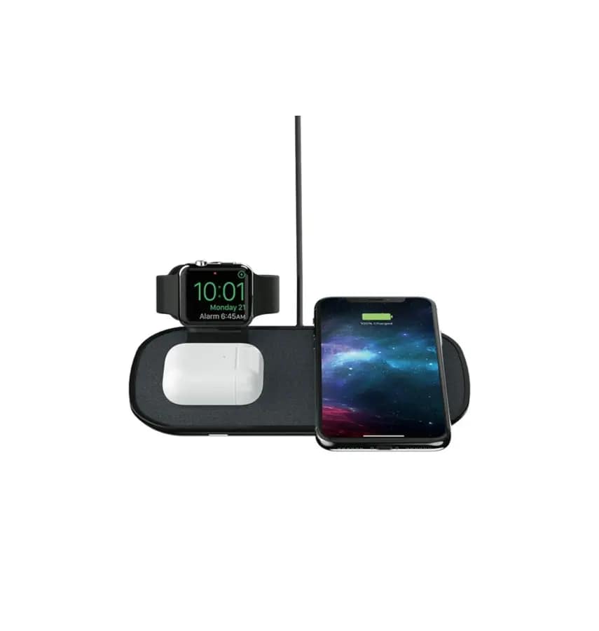 Mophie 3-in-1 Wireless Charging Pad - Black | Fast Charging, Sleek Design & Universal Compatibility - Image 2