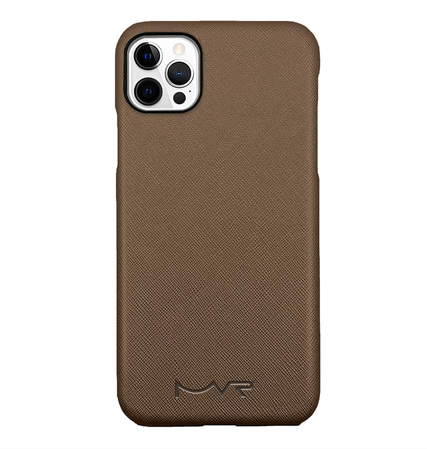 Microfiber saffiano Brown