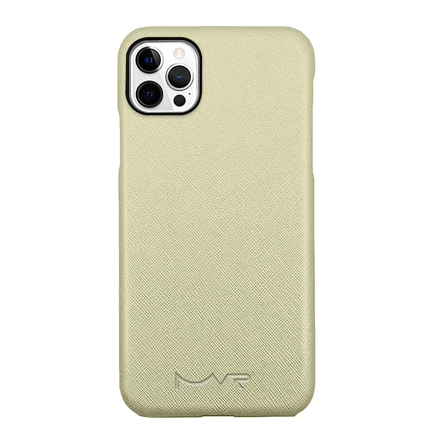 Microfiber saffiano Gold