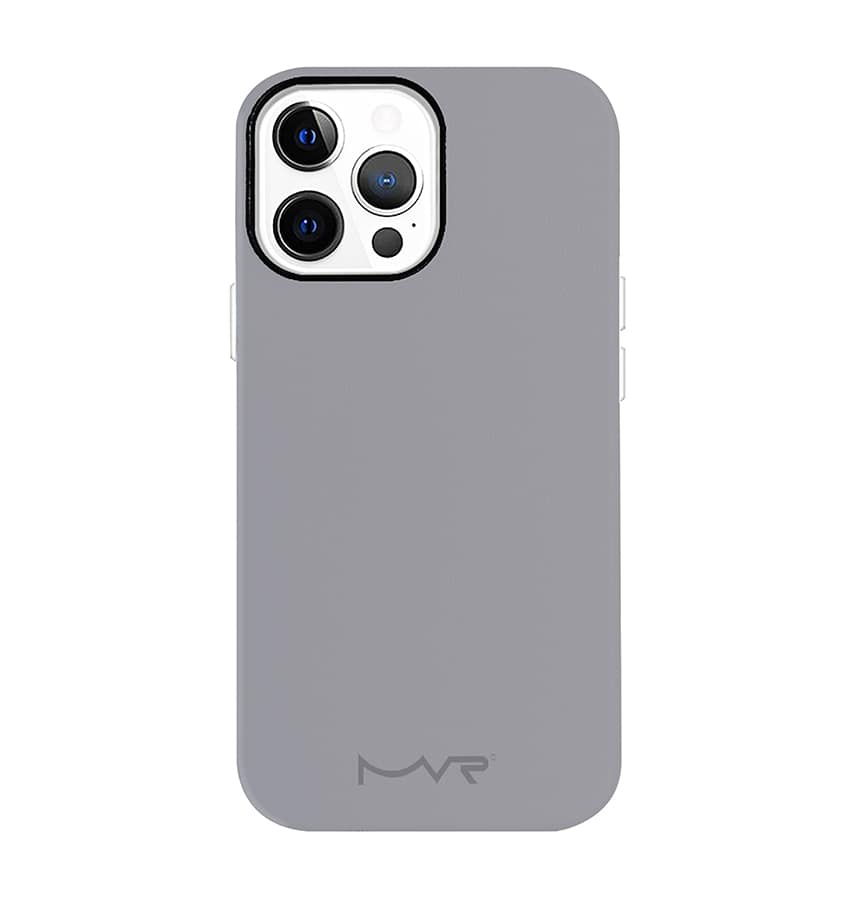 iPhone 12pro Max Premium MVR Nappa Leather Cover | Slim Protective Phone Case - Stone