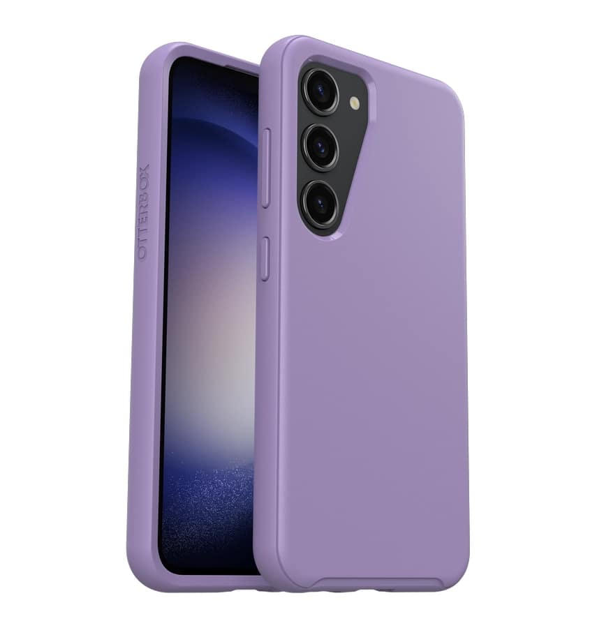 Samsung S23 Case – Lilac (Purple) | OtterBox Symmetry Series, Soft Touch Protective Cover