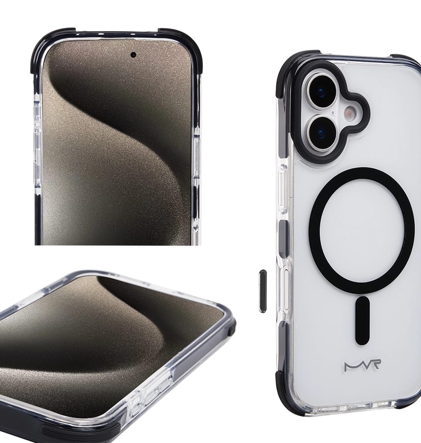 iPhone 17 MVR Robust Case – Black | Shockproof Armor, Wireless Charging