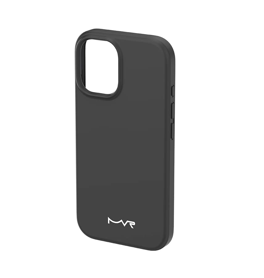 iPhone 17 Liquid Silicone Case – Black | MVR Micro-Fiber Lining, Soft-Touch Matte Finish
