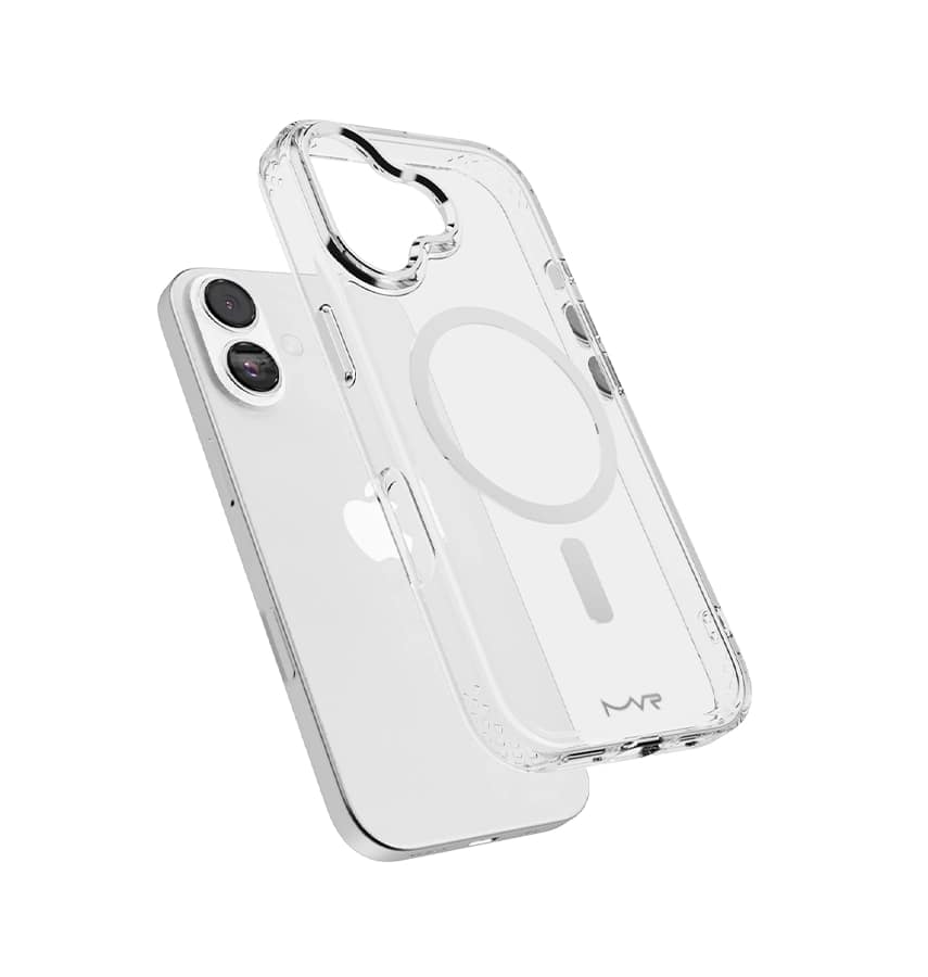 iPhone 17 Impact IMD Case – Silver | MVR Glossy Finish, Lightweight Protection, Anti-Fingerprint