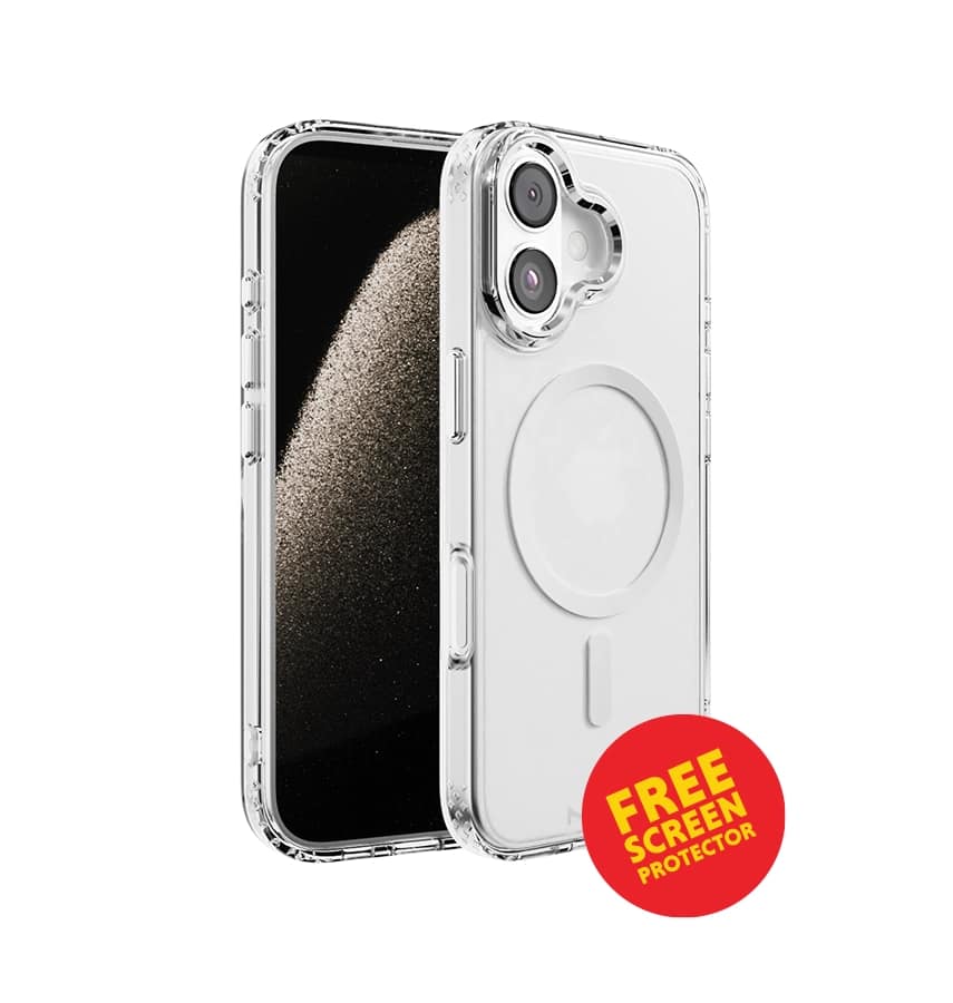 iPhone 17 Impact IMD Case – Silver | MVR Glossy Finish, Lightweight Protection, Anti-Fingerprint