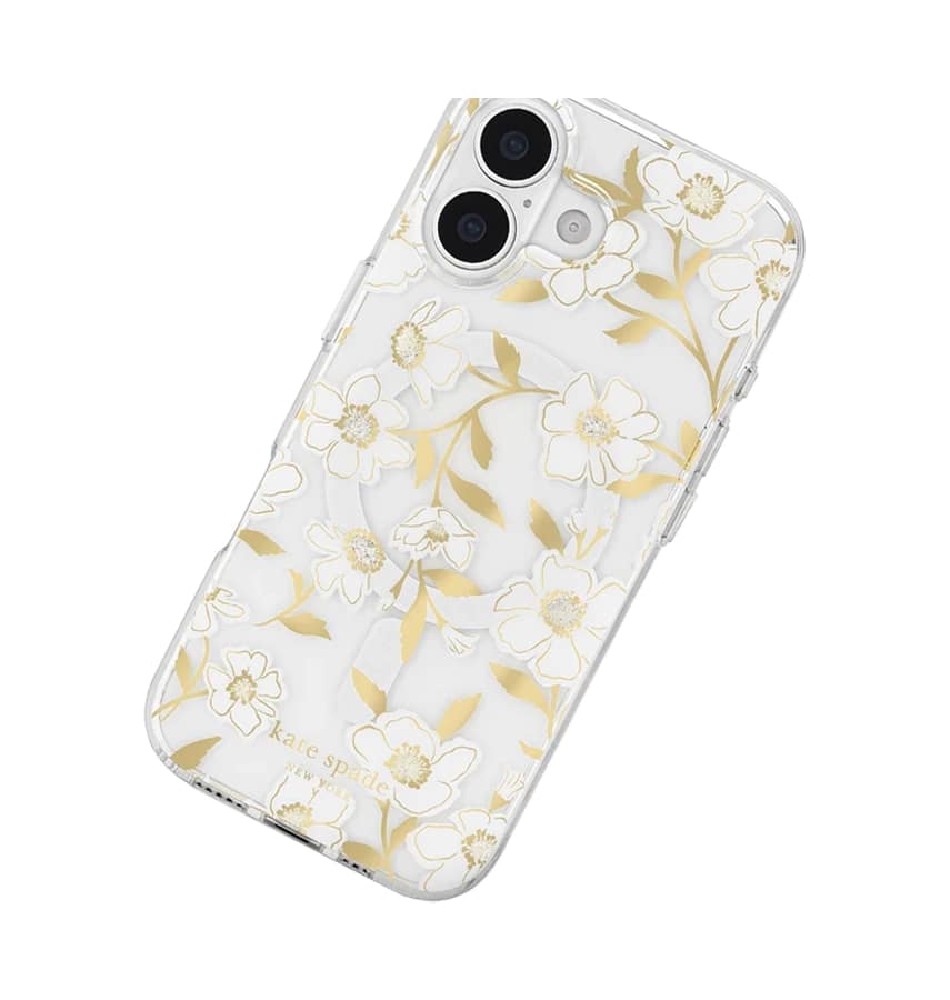 iPhone 17 MagSafe Case – Sunshine | Kate Spade Signature Floral Print, Protective Bumper, Wireless Charging