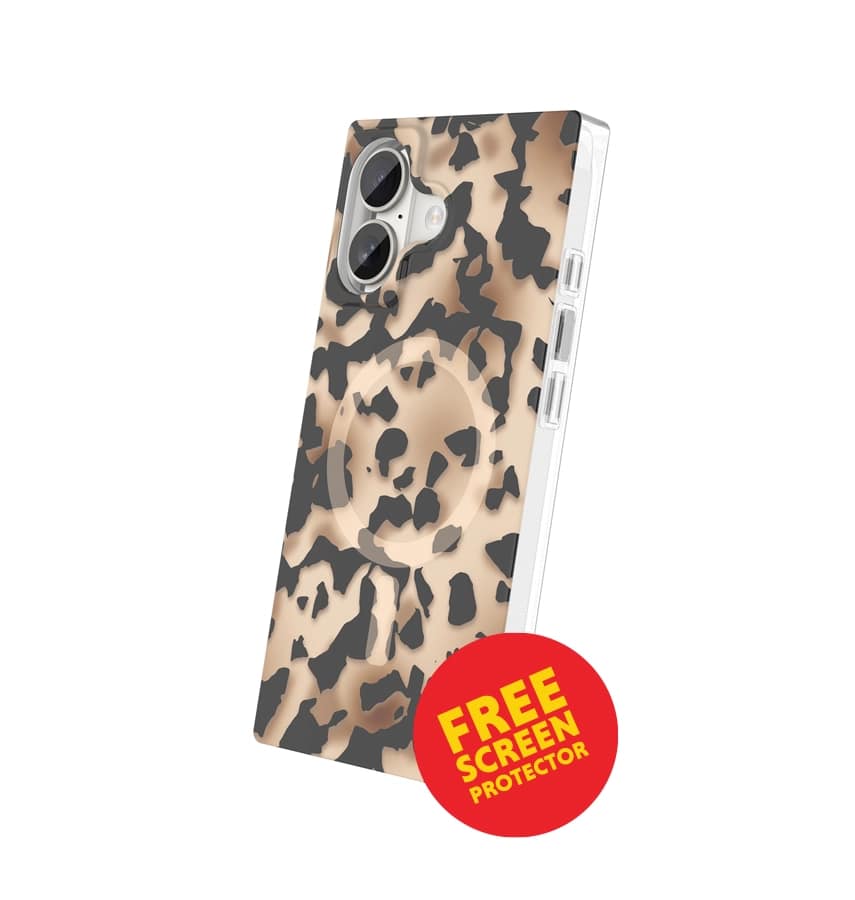 iPhone 17 Blox Case – Desert Bloom | MVR Interchangeable Floral Panels, Shock-Absorbent Base, MagSafe Compatible