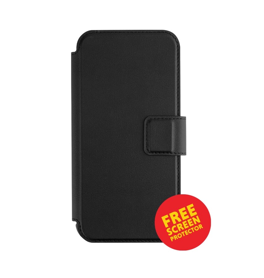 iPhone 17 Air Luxe-Guard Case – Black | MVR Detachable MagSafe Wallet, Premium Protection, Ultra-Slim Design