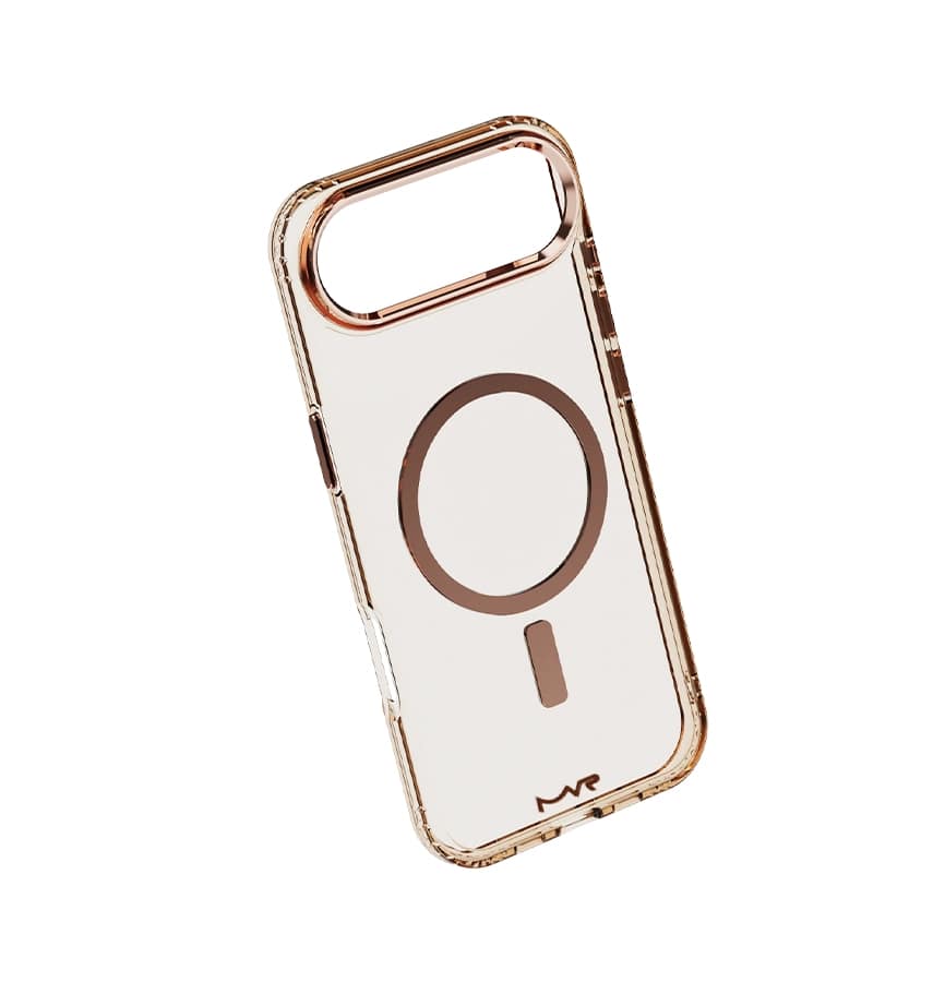 iPhone 17 Air Impact IMD Case – Rose Gold | MVR Durable IMD Design, Scratch Resistant, Lightweight Protection