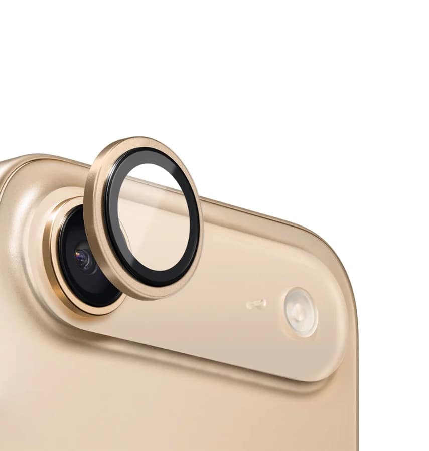 iPhone 17 Air Camera Lens – Gold | MVR SapphireScratch Scratch-Resistant Glass, Precise Fit, Premium Protection