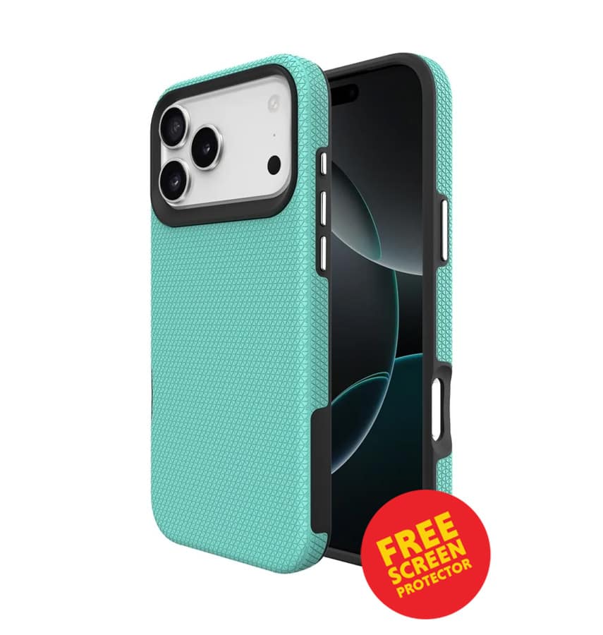 iPhone 17 Pro Triangle MagSafe Case – Mint | Stylish Geometric Design, Slim Fit, Magnetic Charging Ready