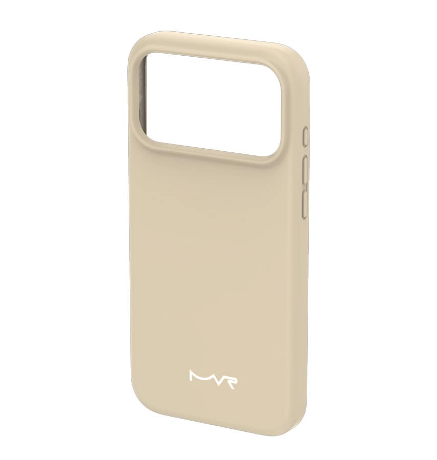 iPhone 17 Pro Case – Vanila | MVR Liquid Silicone Soft-Touch Finish, Anti-Slip Grip