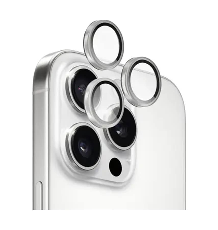 iPhone 17 Pro Max/17 Pro/16 Pro Max/16 Pro Robust Alloy Camera Lens – Clear | MVR Premium Metal Frame, Full Coverage, Scratch Resistant