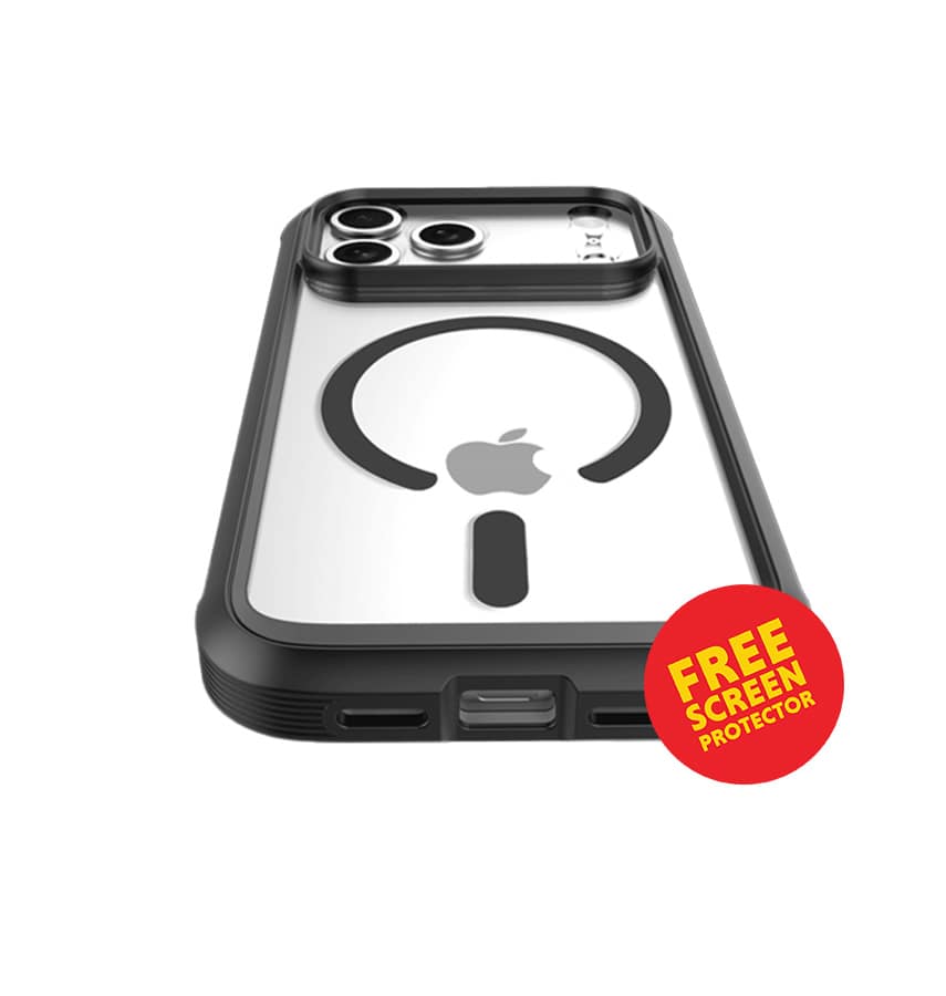 iPhone 17 Pro Max Case – Black | MVR Robust 360 Full Body Rugged Protection, Shockproof Design, Heavy Duty