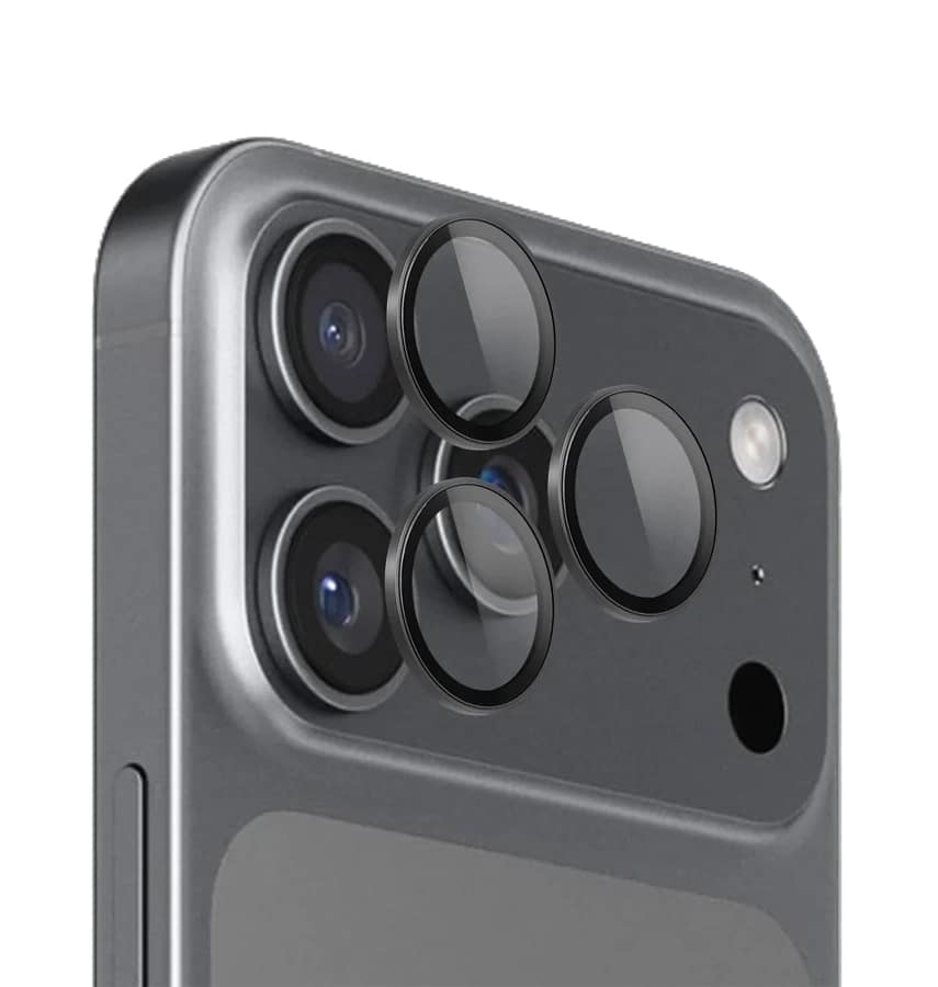 iPhone 17 Pro Max/17 Pro/16 Pro Max/16 PRO Camera Lens – Black | MVR Sapphire Scratch-Resistant Glass, Precise Fit, Premium Protection