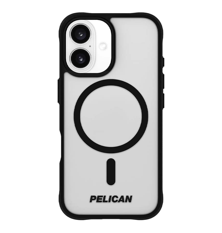iPhone 16 Case – Clear | Pelican Protector MagSafe Cover with Military-Grade Drop Protection & Scratch Resistance