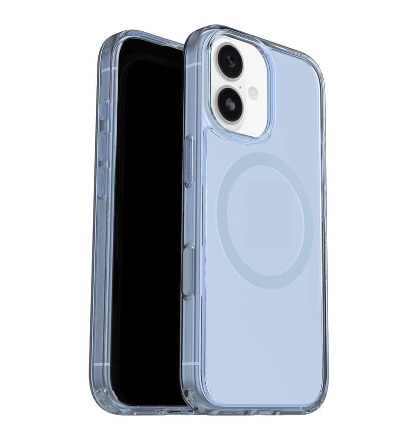iPhone 17 Symmetry MagSafe Case – Silver Glade Blue | OtterBox Protective Cover with Slim, Durable & Drop Protection